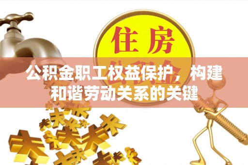 南和公积金职工权益保护，构建和谐劳动关系的关键